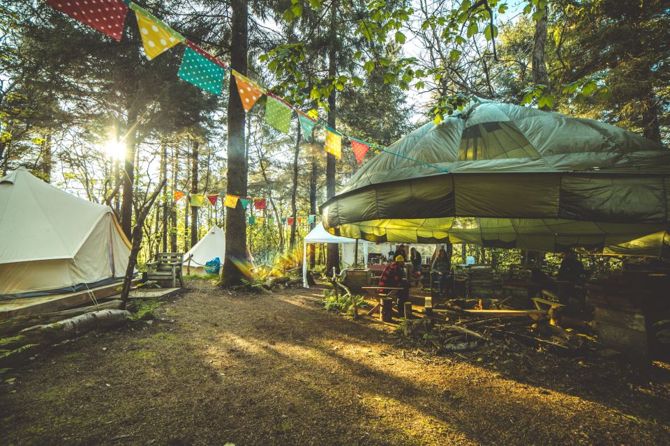 Newquay: Surf, Yoga & Woodland Wild Camp - Luxury Wild Camping Experience