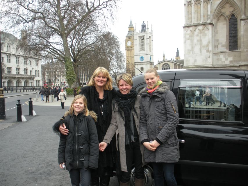 Royal London Private Full-Day Sightseeing Tour by Black Taxi - Inclusions and Logistics