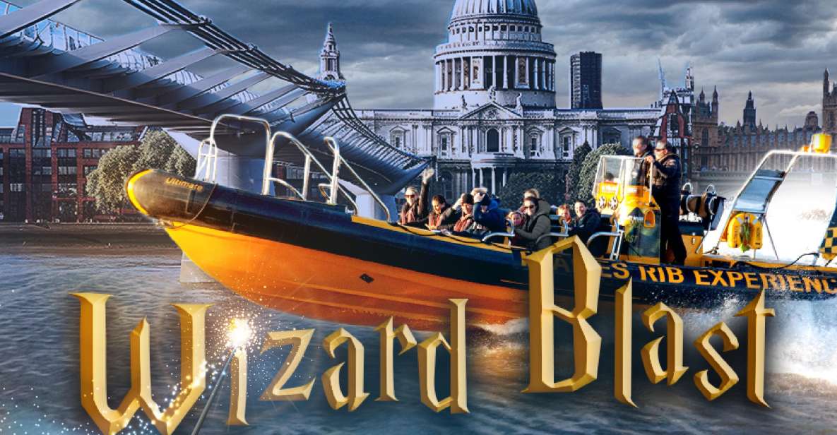 London: 45 Minute Magical Wizard Blast Speedboat Tour - The Wizarding World Awaits