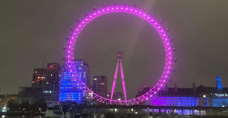 London: Private Taxi Tour By Night